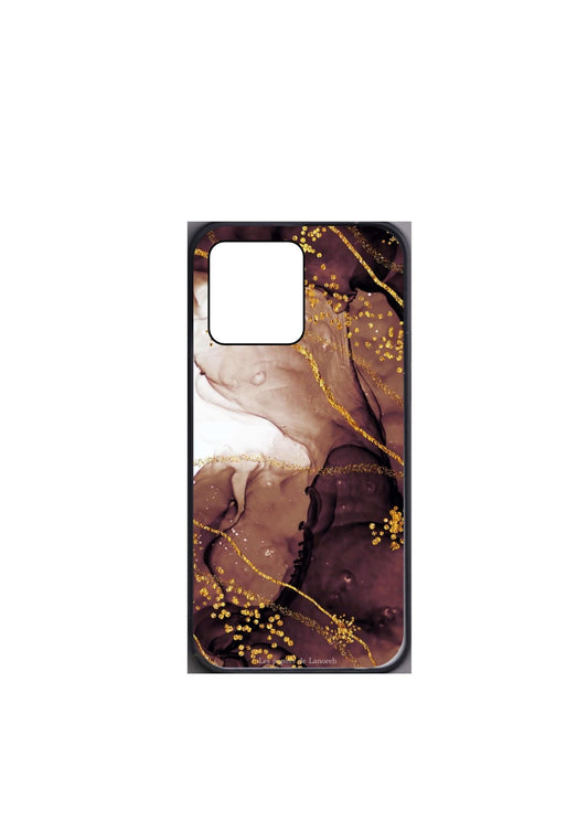 Brown marble